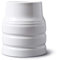 WM Bartleet & Sons 1750 Olla de Almacenamiento de Utensilios de Porcelana Tradicional Estilo clásico de 16 cm, Color Blanco, Talla única