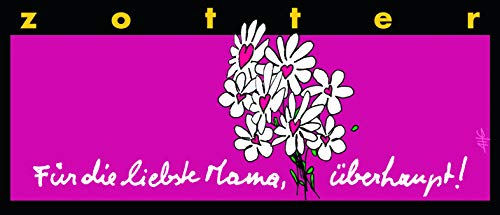 Zotter Für die liebste Mama der Welt - Mandel Rosen