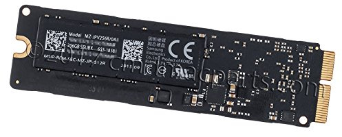 Odyson - Sustitución de 256 GB SSD (PCIe 3.0 x4, SSUBX) para MacBook Pro 13 Retina A1502 (principios de 2015), 15 A1398 (Mediados de 2015)