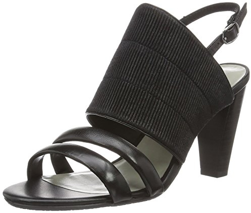 Gerry Weber Shoes Damen Saskia 05 Sandalen, Schwarz (schwarz)