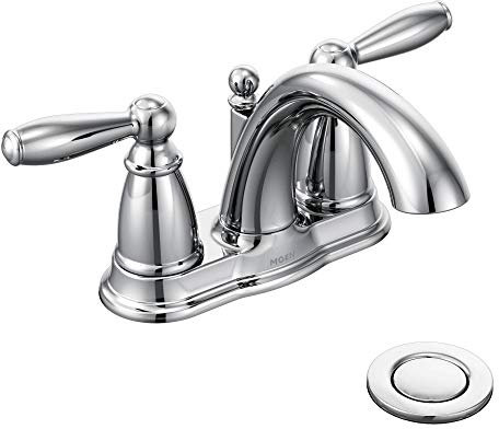 Brantford Rubinetto da bagno monocomando a semincasso con scarico centrale, cromato (6610)
