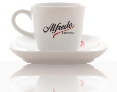 Fairtrade J.J.Darboven Cappuccino-Tasse mit Untertasse, 6 Stk, weiß, 0.16 Liter, Modern, Isoliert, Wiederverwendbar, 6 Stück (1er Pack), Rund, Zuhause, Kaffeetasse, Tasse