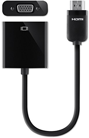 Belkin HDMI to VGA + 3.5mm Audio Adapter Video Converter Black