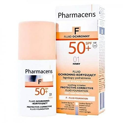 Pharmaceris SPF 50+ Ivory Protective Corrective Foundation Concealer Foundation Fluide Concealer Fondoten (50 ml)