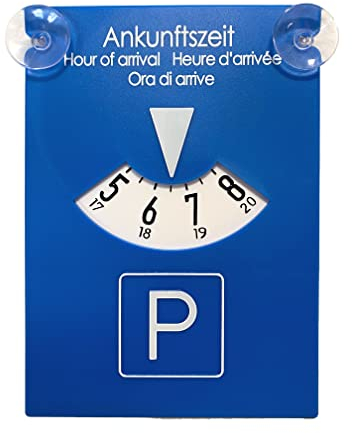 HP-Autozubehör 19940 Parkscheibe Hart KST mit zwei Saugnäpfen