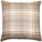 McAlister Textiles Angus | Kissenbezug für Sofakissen in Beige Natur | 43 x 43cm | gewobenes Kariertes Tartan Muster | schottischer Landhausstil