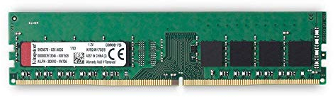 Kingston KVR24N17S8/8 - Memoria RAM Interna de 8 GB, Color Verde