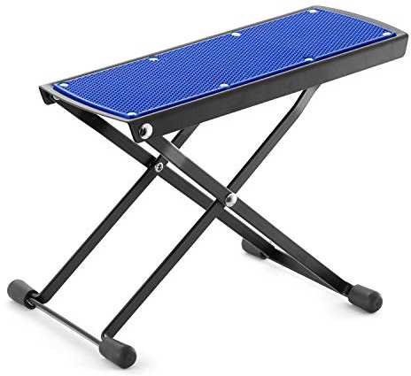 Tiger GST35-BL Gitarren-Fußbank - Blau