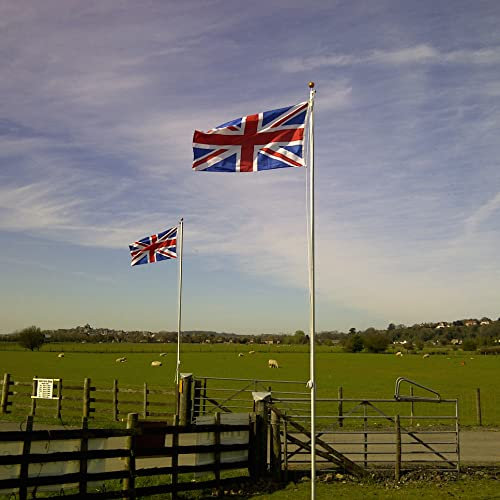 Aluminium Flagpole 20ft with Union Jack Flag