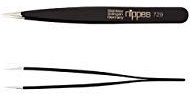 Nippes Kosmetikpinzette Nr. 729 spitz, 1 St, Schwarz, Edelstahl, Colored Lacquered