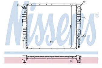 Nissens 65531A Radiator, engine cooling
