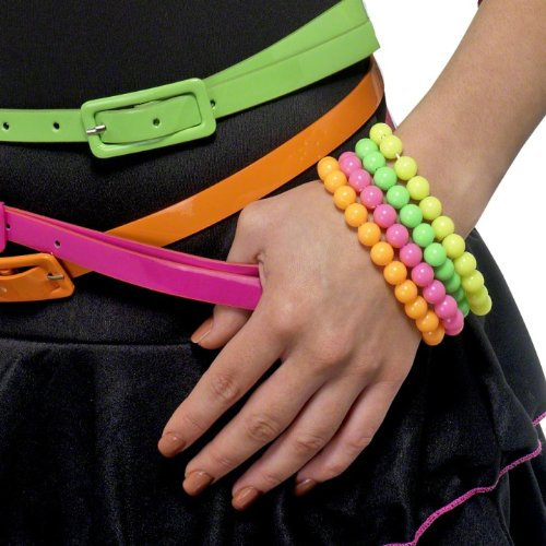PARTY DISCOUNT Armband Neon, 4tlg.