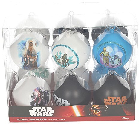 Star Wars sdtsdt89743 – Set Weihnachtskugeln, Weiß