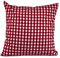 Hans-Textil-Shop Kissenbezug Karo 1x1 cm Reißverschluss - Kissenhülle, Kissen, Sofakissen, Kopfkissen, Dekokissen, Landhaus, Karomuster, Kariert (Bordeaux, 40x40 cm)