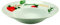 Van Well Milano Pasta Plate 27 cm with Print Design Plate I White Porcelain Plate with Motif I Colourful Soup Plates with Wide Rim I Deep Pasta Plates I Motif Plate for Serving Noodle Dishes