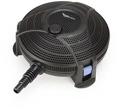 Aquascape 95110 Biological and Mechanical Submersible Pond Filter, small piece of pipe or 3/4-inch threaded fitting, Black