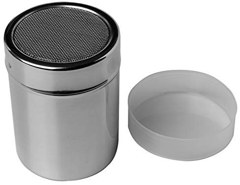 Birkmann, Easy Baking, Zuckerstreuer, aus Edelstahl, mit Kunststoffdeckel, rostfrei, 8 cm; Ø 6 cm, 430013