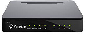 YEASTAR S20-000 VoIP SIP IP PBX 20 Ext IVR VM Skype 0 FXS 0 FXO 0 GSM - Schwarz