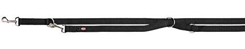 TRIXIE verstellbare Hundeleine, schwarz, 2M/15Mm