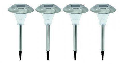 EGLO LED-Solar-Leuchte Edelstahl