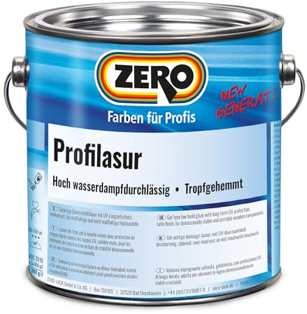 ZERO Profilasur nussbaum 2,5 l, Seidenmatt, Alkydharz-Holzlasur