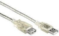 DeLOCK Tragant Kabel USB 2.0 Verlängerung, A/A 0,3m