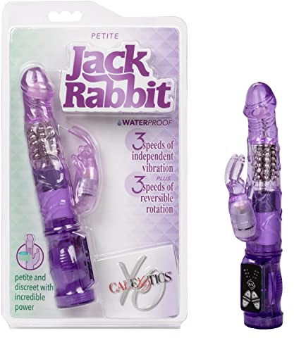 CalExotics Novelties Petite Jack Rabbit Vibrator, Purple