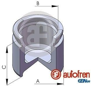 AUTOFREN SEINSA D02562 Bremssattel-Kolben 48mm Stahl