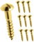 Wood Screws Brass Slotted Round Domed Headed 3/4 x No.4 (19mm x 3mm) RH Thread