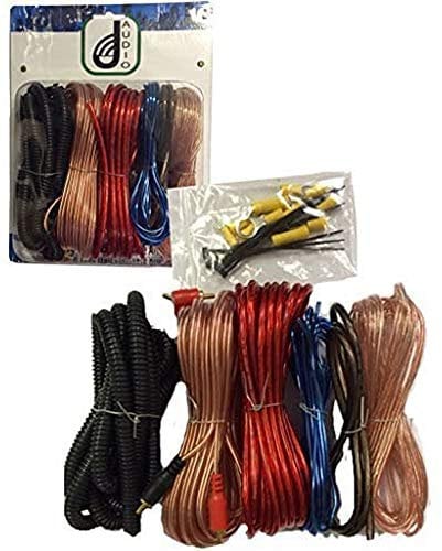 Wheels N Bits NEW J-AUDIO 1000W Car Complete Amplifier AMP Wiring Kit 10 Gauge AWG 400RMS
