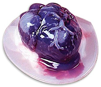 Puddingform Herz Halloween Party Gadget transparent 20x15x7,5cm