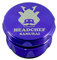 Headchef Samurai Metal Herb Grinder with Sifter Scraper – 4 Piece Grinder, 55mm (Purple)