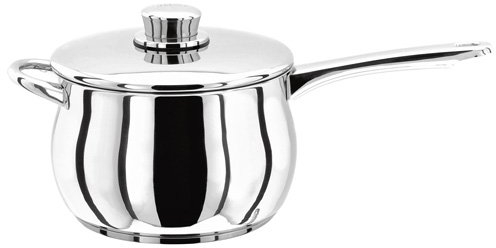 Stellar Classic 18cm Stainless Steel Saucepan Deep, 2.6 Litre Capacity, Induction Ready, Oven Safe, Dishwasher Safe