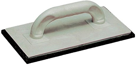 Kronenhansa 441428 Reibebrett aus Zellgummi, 14 x 28 x 1 cm, Weiß/Rot