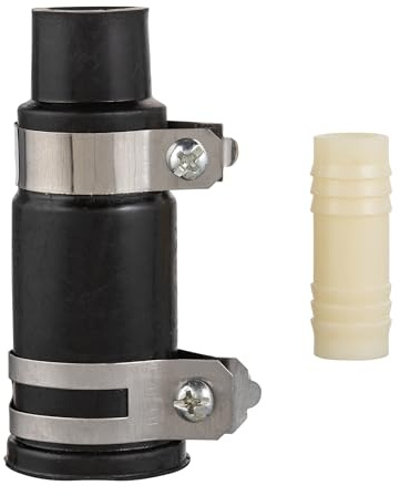 Plumb Pak PP855-75 Dishwasher/Disposal Connector with Clamps, 6-5/8 in H X 3-5/8 in W, One Size, No Color