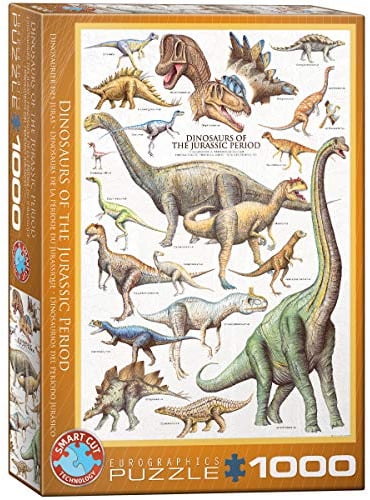 EuroGraphics EG60000099 Puzzle Dinosaurier des Jura