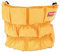 Rubbermaid Commercial Cleaning Tool and Supply Organizing Caddy for BRUTE Trash Cans (FG264200YEL)