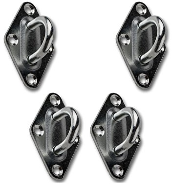 CelinaSun Set d'accessoires pour Stores 4X Support Mural Acier galvanisé Protection Solaire Fixation Voile Outil de Montage