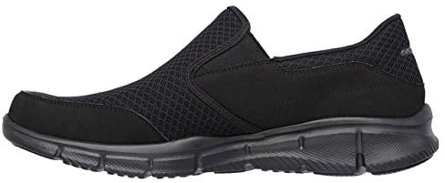 Skechers Equalizer Persistent, Sneakers Hombre, Nero Black Dark, 42 EU
