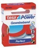 TESA - Nastro telato adesivo extra potente, 19 mm x 2,75 m, colore: rosso