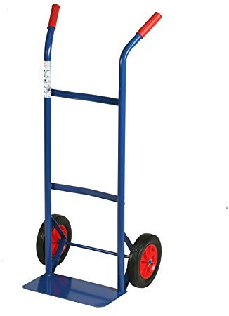 ARCHIMEDE HT kg Tragkraft Trolley Doppel Griff 80 cm, Metall, blau, 46 x 35 x 100 cm