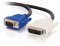 C2G 1M DVI-A Male to HD15 VGA Male Computer Monitor Extension Cable