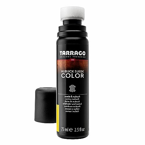 Tarrago | Couleur Nubuck Suede 75ml | Renovateur de couleur pour chaussures en daim et nubuck | Mettez en valeur les couleurs des chaussures, nourrissez et protégez | Avec éponge (jaune 07)