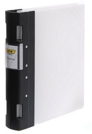 NOVO Kunstoffordner Ergo A4 2 fach Mechanik schwarz