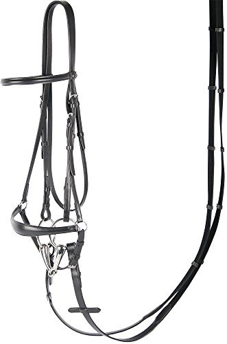 Harry's Horse Hoofdstel Bronze Lage neusriem, Größe:Pony