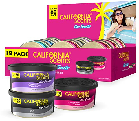 California Car Scents Lufterfrischer 12er-Pack, Cherry