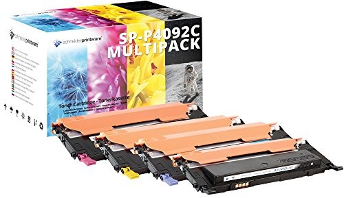 4 Schneider Printware Toner | 100% mehr Leistung | kompatibel zu CLT-K4092S C4092S M4092S Y4092S CLT-P4092C für Samsung CLP-310 CLP-310N CLP-315 CLP-315W CLX-3170 CLX-317W CLX-3175FN CLX-3175FW