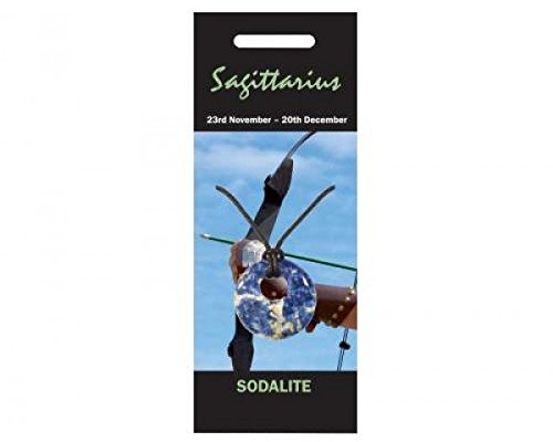 Schütze Halskette/Anhänger Agogo Sodalith Schmuck