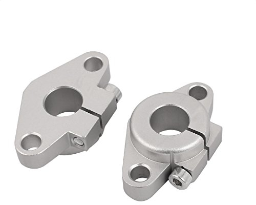 sourcing map 2 Stück SHF12 12mm Durchmesser CNC Wellenhalter Linearführung Halterung de