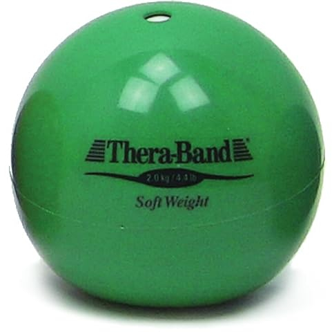 Theraband Gewichtsball Gymnastikball Reha Physio Fitness 2,0 kg grün